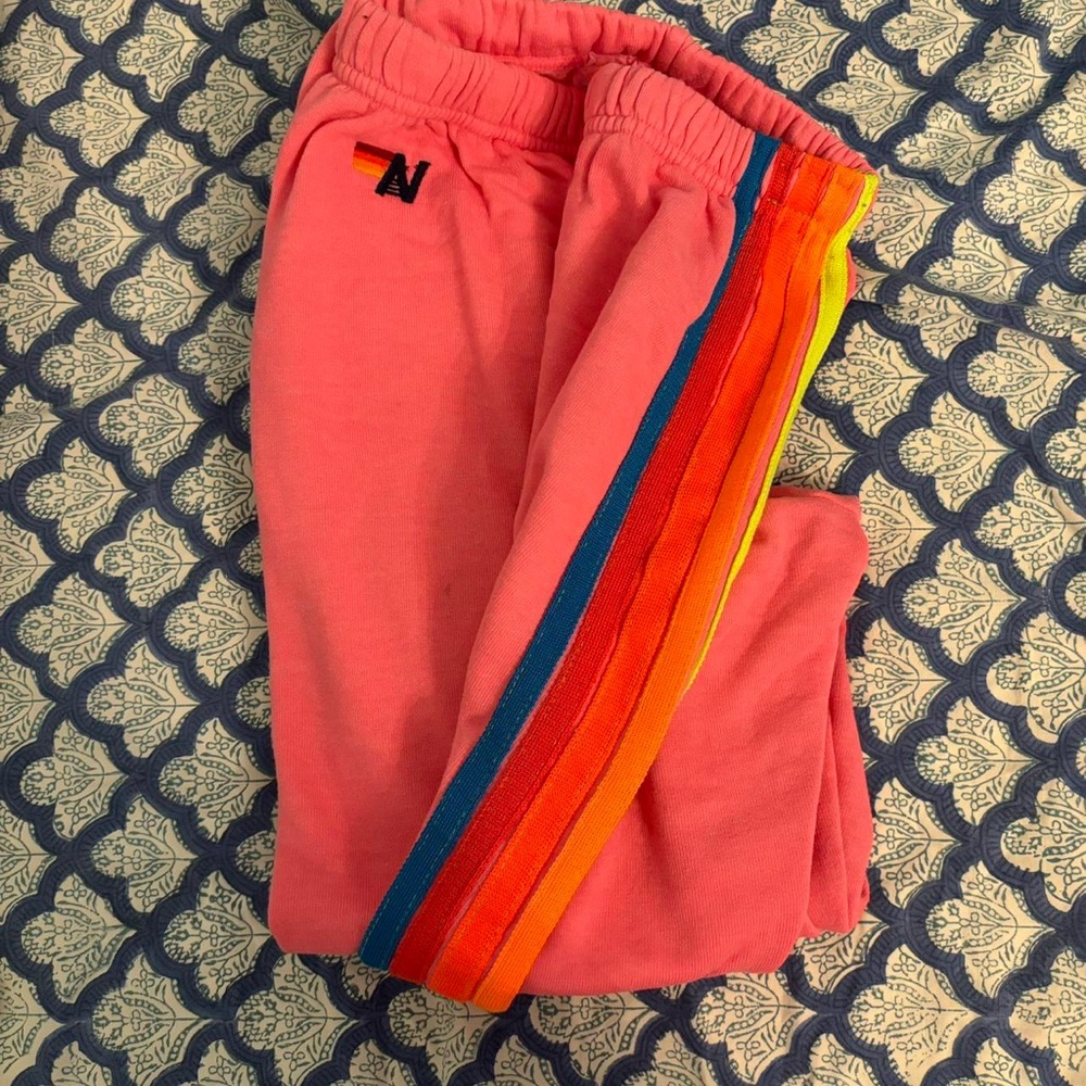 AV pink sweatpants